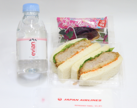 Agu Pork Menchi-Katsu Sandwich & Okashi Goten Beni-imo Tart